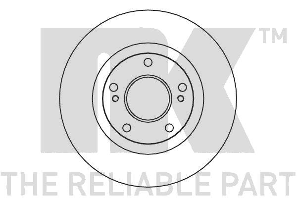 NF PARTS Тормозной диск 202267NF